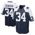 D.Cowboys #34 Jalen Thompson Player Navy-White Alternate Home Game Jdoa Stitched Jerseys