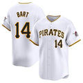 P.Pirates #14 Joey Bart Player White Home Limited Jdoa Stitched Jerseys