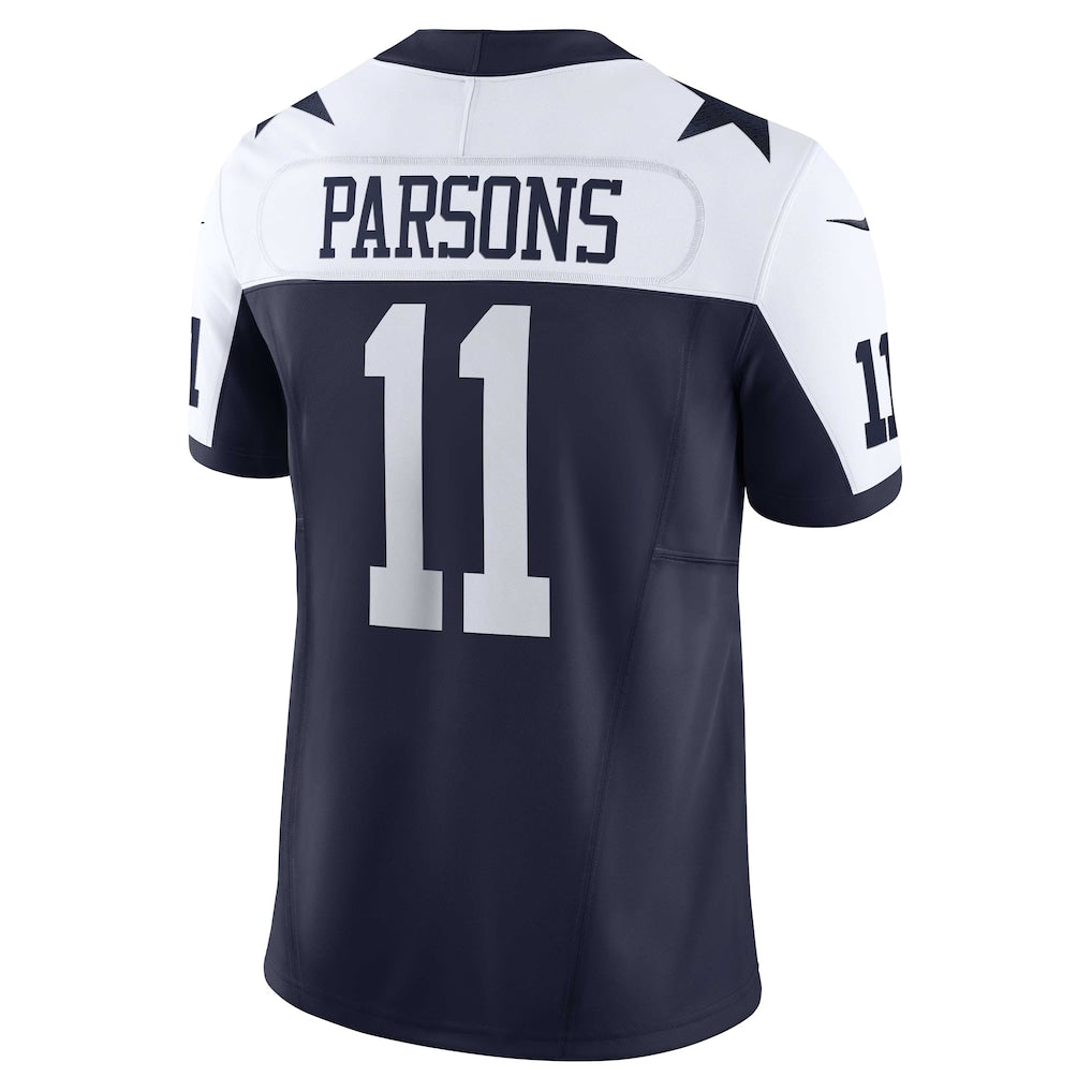 Jdoa D.Cowboys #11 Micah Parsons Navy Vapor F.U.S.E. Limited Jersey
