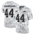 B.Bills #44 Joe Andreessen Player Arctic Camo Salute to Service Limited Jdoa Stitched Jerseys