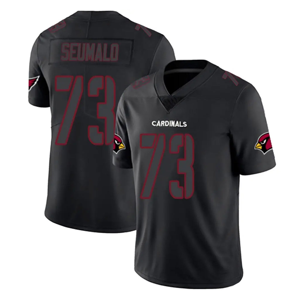 A.Cardinals #73 Isaac Seumalo Player Black Impact Limited Home Game Jdoa Stitched Jerseys