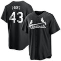 St. Louis Cardinals #43 Pedro Pages Player Black City Connect Home Limited Jdoa Stitched Jerseys