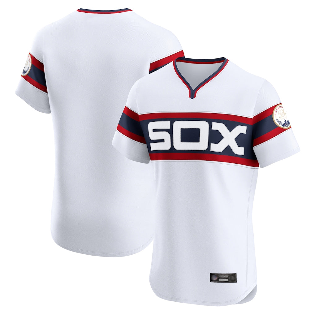 C.White Sox ## White Sox Blank Player White T-shirt Limtied Elite Home Jdoa Stitched Jerseys
