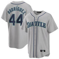S.Mariners #44 Julio Rodriguez Player Gray Home Game Jdoa Stitched Jerseys