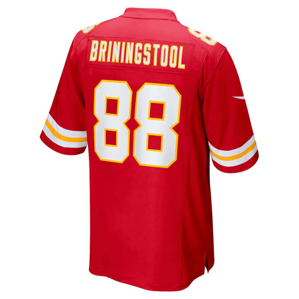 Jdoa KC.Chiefs #88 Jake Briningstool Red Team Game Jersey