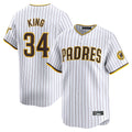 S.Diego Padres #34 Michael King Player White Home Limited Jdoa Stitched Jerseys