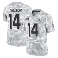 A.Cardinals #14 Michael Wilson Player Camo Salute to Service Limited Home Jdoa Stitched Jerseys