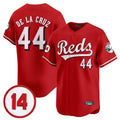 C.Reds #44 Elly De La Cruz Player Red Vapor Premier Limited Home Jdoa Stitched Jerseys