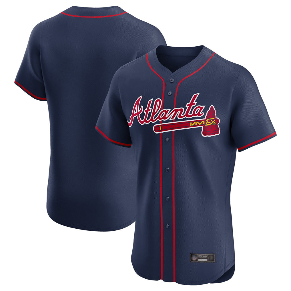 A.Braves ## Braves Blank Player Navy Limited Elite Home Game Jdoa Stitched Jerseys