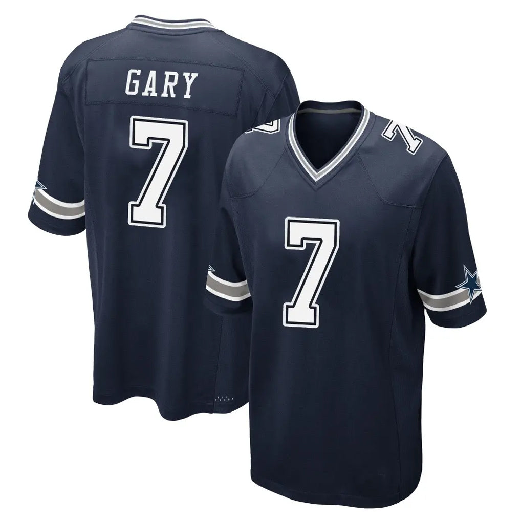 D.Cowboys #7 Rashan Gary Player Navy Home Game Jdoa Stitched Jerseys