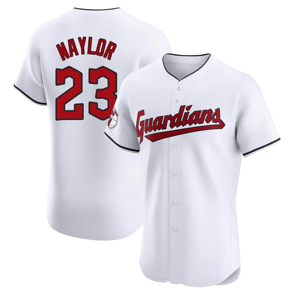C.Guardians #23 Bo Naylor Player White Limited Elite Home Jdoa Stitched Jerseys