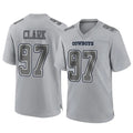 D.Cowboys #97 Kenny Clark Player Gray Atmosphere Fashion Home Game Jdoa Stitched Jerseys