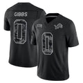 D.Lions #0 Jahmyr Gibbs Player Black Limited 2026 Salute to Service Home Game Xdoa Stitched Jerseys