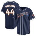 S.Diego Padres #44 Joe Musgrove Player Navy Cooperstown Collection Limited Home Jdoa Stitched Jerseys