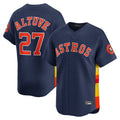 H.Astros #21 Yainer Diaz Player Navy Home Limited Jdoa Stitched Jerseys