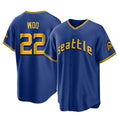 S.Mariners #22 Bryan Woo Player Royal City Connect Home Game Jdoa Stitched Jerseys