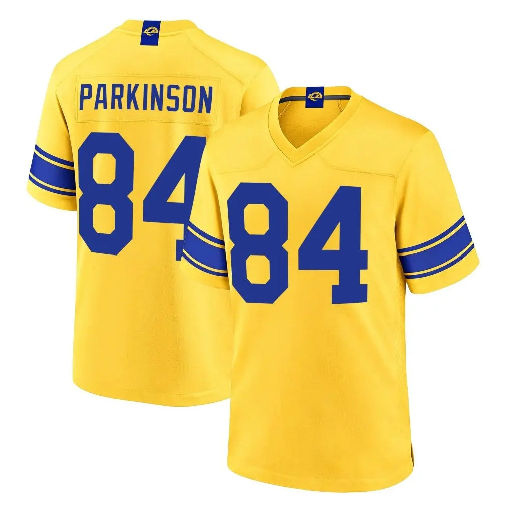 LA.Rams #84 Colby Parkinson Player Gold Classic Sol Home Game Jdoa Stitched Jerseys