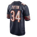 C.Bears #34 Walter Payton Player Navy Home Game Jdoa Stitched Jerseys