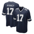 D.Cowboys #17 Brandon Aubrey Player Navy Home Game Jdoa Stitched Jerseys