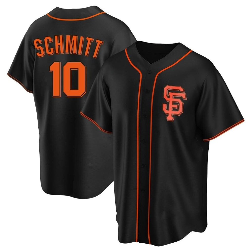 SF.Giants #10 Casey Schmitt Player  Black 2026 Home Game Jdoa Stitched Jerseys