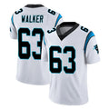 C.Panthers #63 Rasheed Walker Player White Vapor Untouchable Limited Game Jdoa Stitched Jerseys