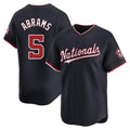W.Nationals #5 CJ Abrams Player Navy Blue Replica Jdoa Stitched Jerseys