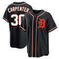 D.Tigers #30 Kerry Carpenter Player Black Fashion Out Home Game Jdoa Stitched Jerseys
