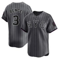 NY.Mets #3 Carson Benge Player Gray City Connect Limited Jdoa Stitched Jerseys