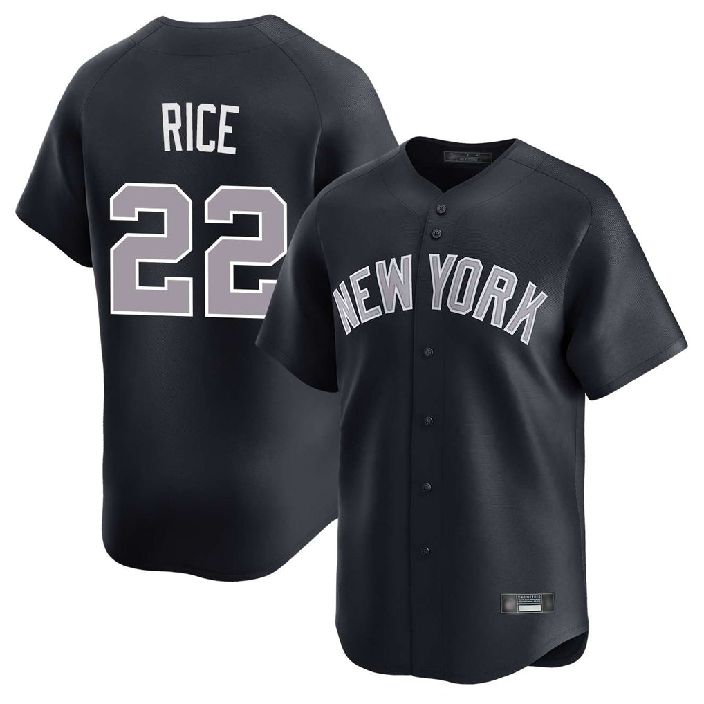 NY.Yankees #22 Ben Rice Player Navy Limited Home Jdoa Stitched Jerseys