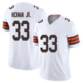 C.Browns #33 Ronnie Hickman Player White Vapor F.U.S.E. Limited Home Game Jdoa Stitched Jerseys
