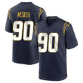 LA.Chargers #90 Akheem Mesidor Player Navy Home Game Stitched Jerseys
