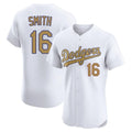 LA.Dodgers #16 Will Smith Player Gold Limited Elite Home Jdoa Stitched Jerseys
