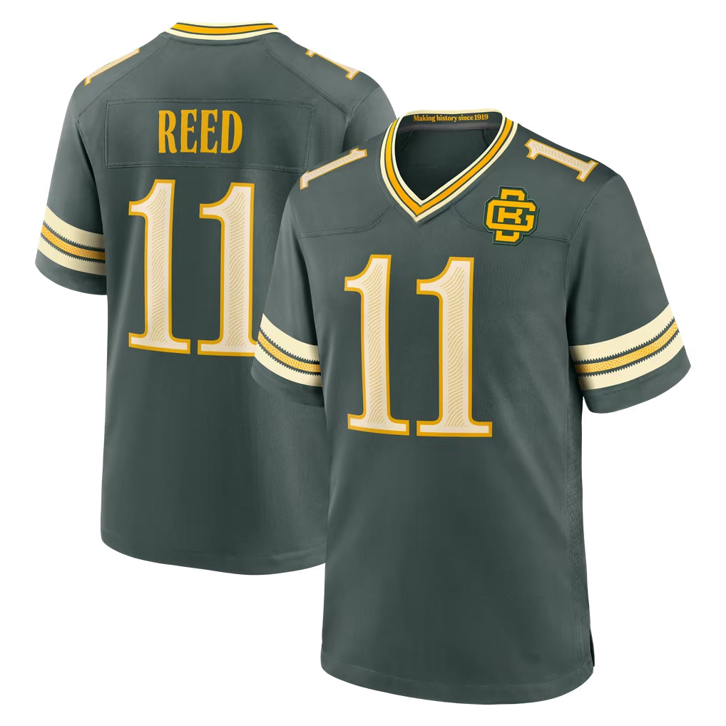 GB.Packers #11 Jayden Reed Player Green 2026 Rivalries Collection Home Game Jdoa Stitched Jerseys