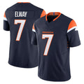 D.Broncos #7 John Elway Player Navy Limited Vapor F.U.S.E. Home Game Jdoa Stitched Jerseys