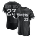 C.White Sox #23 Andrew Benintendi Player Black City Connect Limited Elite Home Jdoa Stitched Jerseys