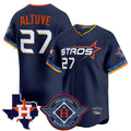 H.Astros #27 Jose Altuve Player Navy City Connect Texas Patch Vapor Premier Limited Home Jdoa Stitched Jerseys