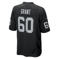 Jdoa LV.Raiders #60 Charles Grant Black Team Game Jersey
