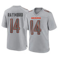 C.Bears #14 Kalif Raymond Player Gray Atmosphere Fashion Game Jdoa Stitched Jerseys