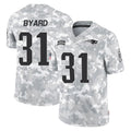 NE.Patriots #31 Kevin Byard Player Arctic Camo Salute To Service Limited Game Jdoa Stitched Jerseys