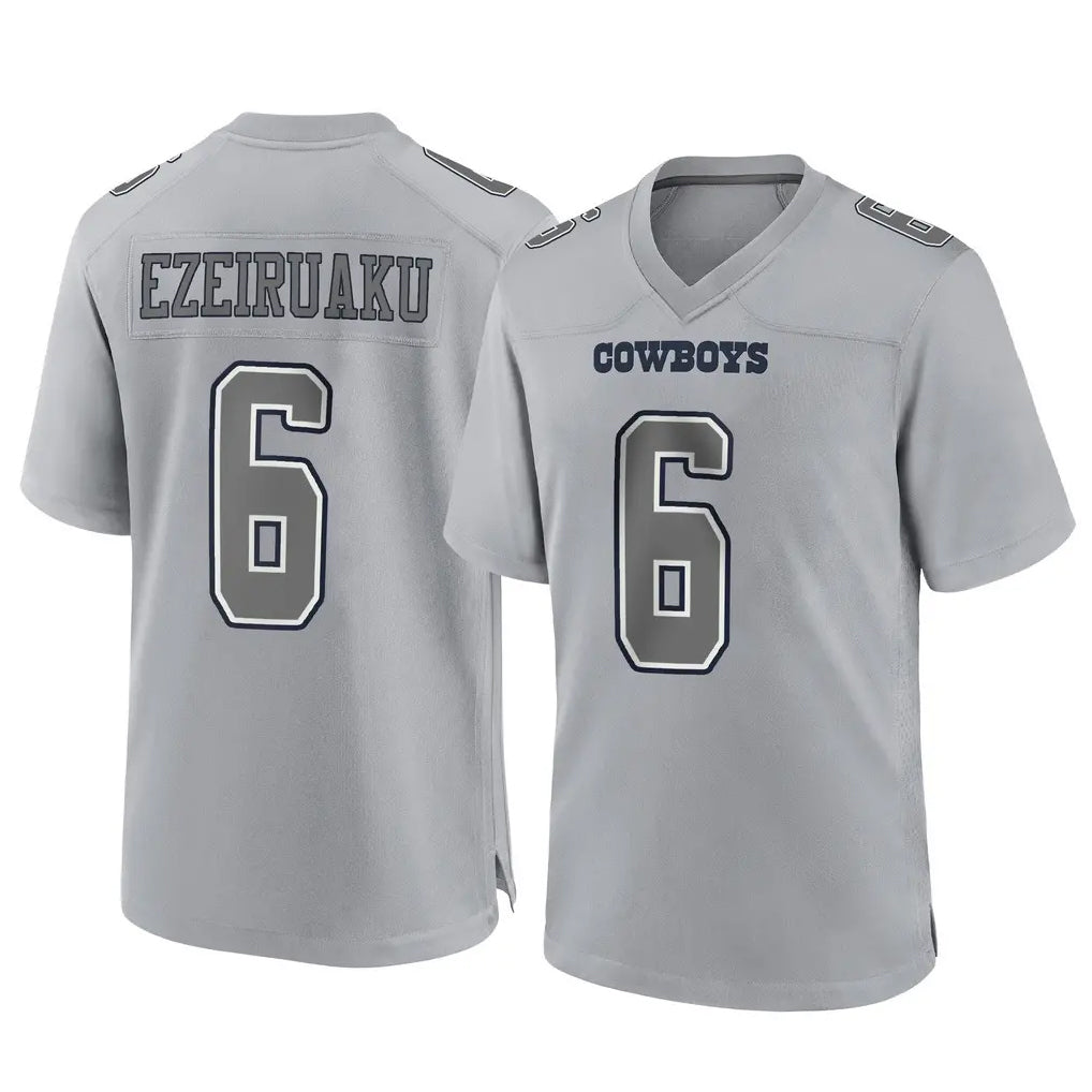 D.Cowboys #6 Donovan Ezeiruaku Player Gray Atmosphere Fashion Home Game Jdoa Stitched Jerseys