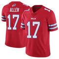 B.Bills #17 Josh Allen Player Red Vapor Untouchable Limited Home Game Jdoa Stitched Jerseys