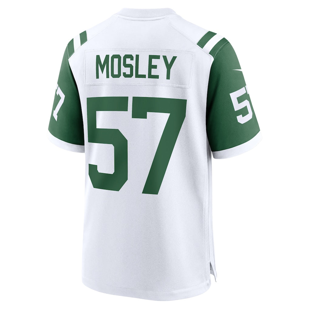 Jdoa NY.Jets #57 C.J. Mosley White Classic Alternate Game Jersey