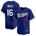 LA.Dodgers #16 Will Smith Player Royal Limited Home Jdoa Stitched Jerseys