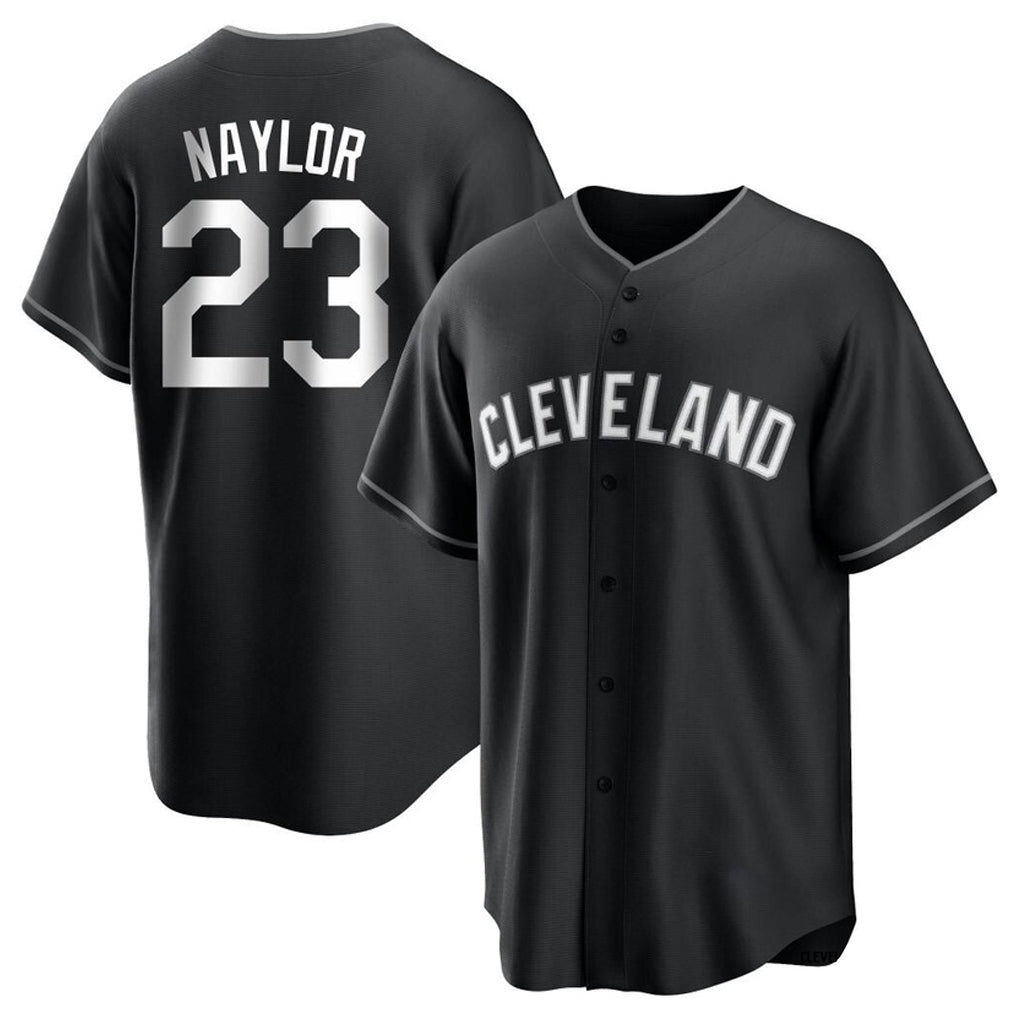 C.Guardians #23 Bo Naylor Player Black Home Game Jdoa Stitched Jerseys