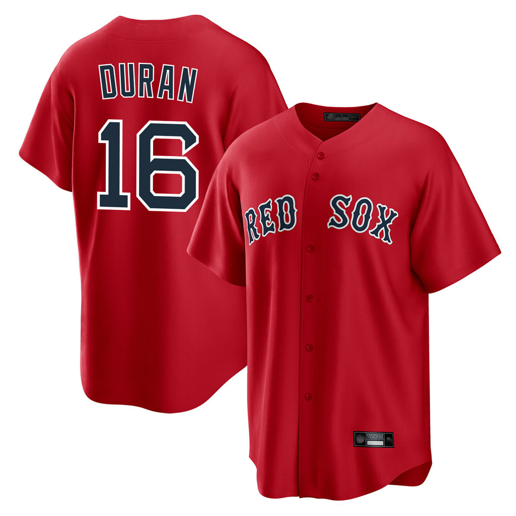 B.Red Sox #16 Jarren Duran Player Red Home Game Jdoa Stitched Jerseys