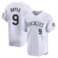 C.Rockies #9 Brenton Doyle Player White Limited Home Jdoa Stitched Jerseys