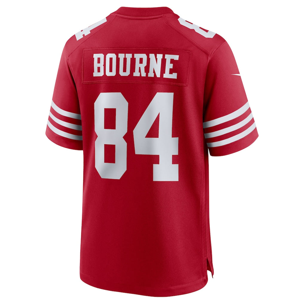 Jdoa SF.49ers #84 Kendrick Bourne Scarlet Team Game Jersey