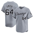 C.White Sox #64 Shane Smith Player Gray Road Limited Home Jdoa Stitched Jerseys
