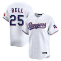 T.Rangers #25 Buddy Bell Player White Home Limited Jdoa Stitched Jerseys