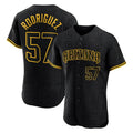 A.Diamondbacks #57 Eduardo Rodriguez Player Black Snake Skin City Limited Elite Home Game Jdoa Stitched Jerseys